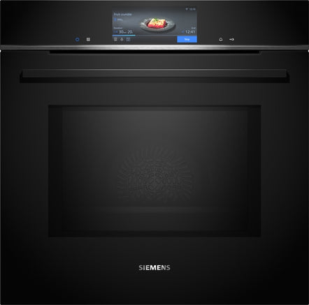 Siemens HM778GMB1B Built In Single Oven with Microwave Function