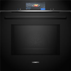 Siemens HM778GMB1B Built In Single Oven with Microwave Function