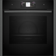 Neff B64VT73G0B Built-In Single Oven with added Steam Function and Slide&Hide Door