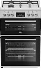 Beko EDG6231W 60cm Wide Freestanding Gas Cooker
