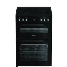 Hotpoint HDE6VDC2B1 60cm Ceramic Hob Double Oven