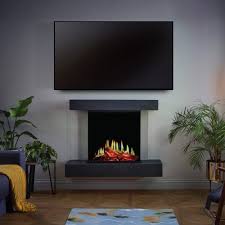 Katell Cento 44” Portrait Electric Wall Mounted Fire