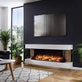 Katell Visto Electric Fire Suite – White/Walnut