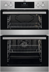 AEG DEX33111EM Built-In Double Electric Oven - Stainless Steel