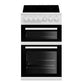 Beko EDVC503W 50cm Wide Freestanding Electric Cooker